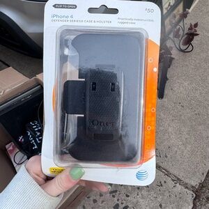 OtterBox Defender Series Case & Holster for iPhone 4 - Black